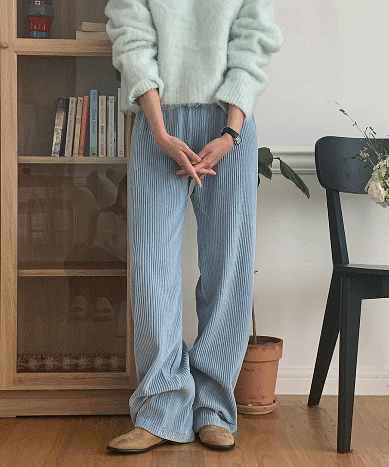 Cropple Velor Banding Trousers : [PRODUCT_SUMMARY_DESC]