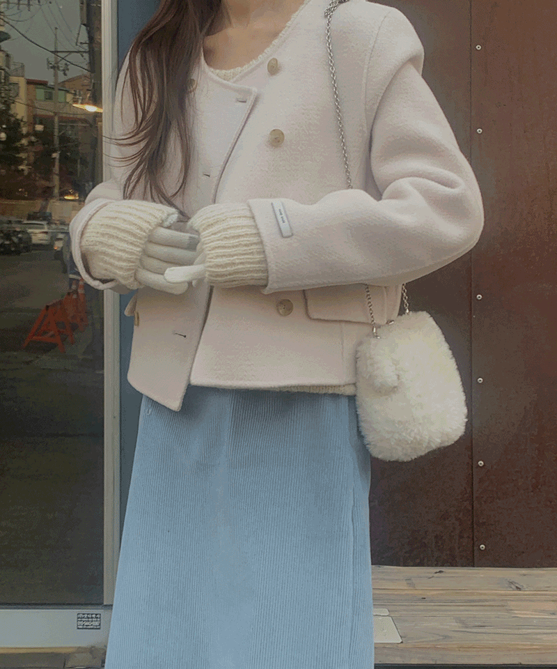 Berga Short Handmade Coat (90% Wool) : [PRODUCT_SUMMARY_DESC]