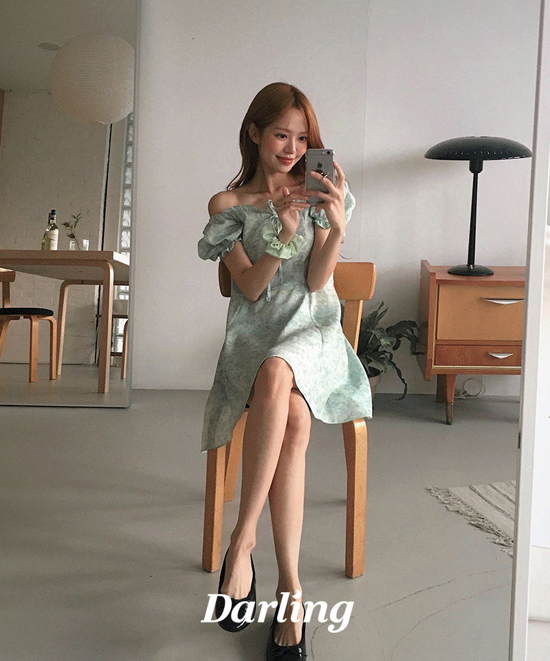 [MADE] Aria Watercolor Mini Dress : [PRODUCT_SUMMARY_DESC]