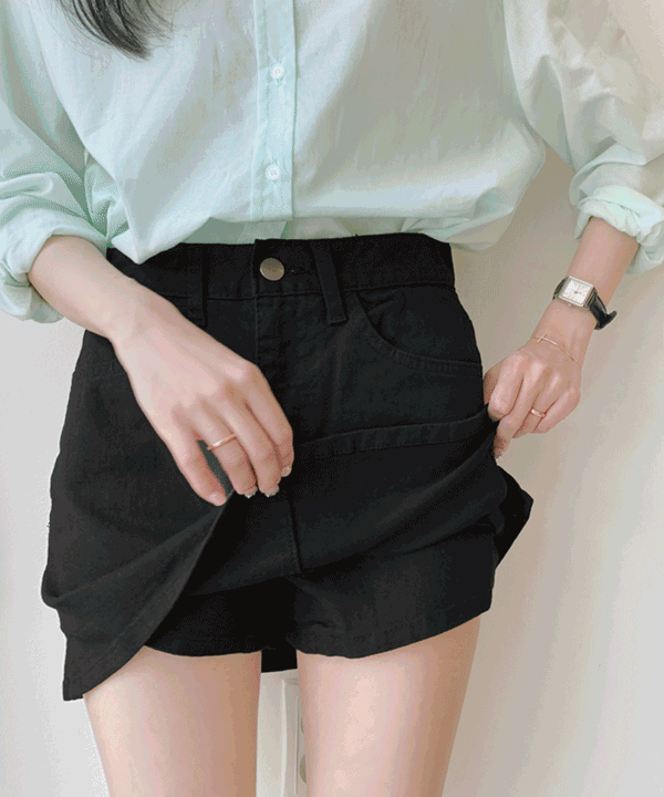 Somi Cotton Skirt Pants:[PRODUCT_SUMMARY_DESC]