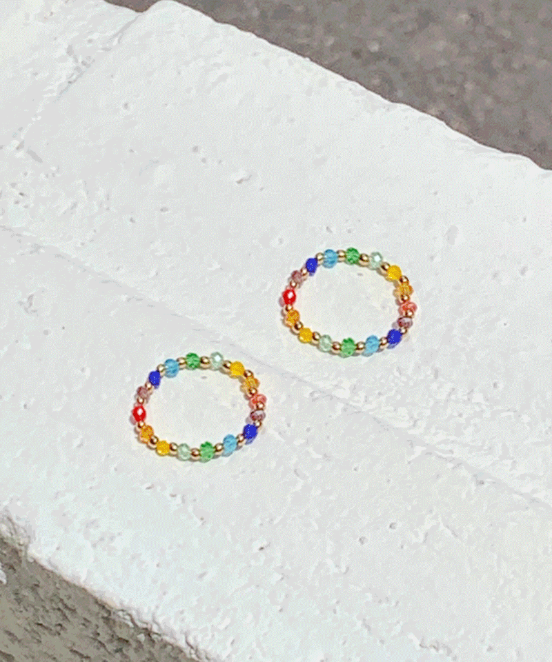 rainbow gemstone ring : [PRODUCT_SUMMARY_DESC]