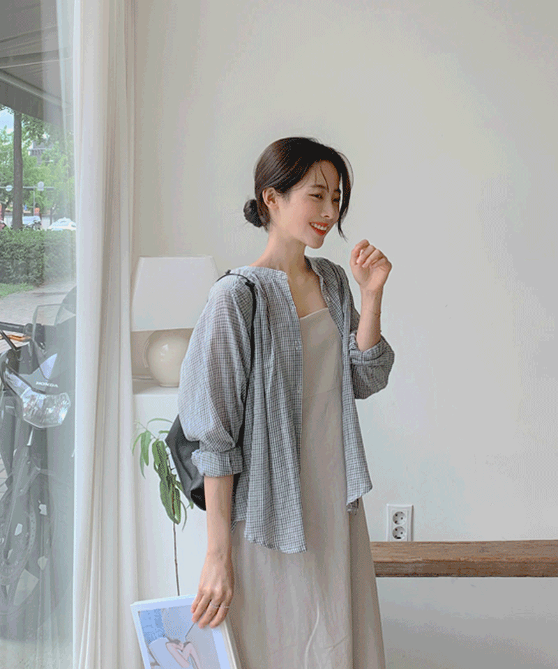 Howl check blouse:[PRODUCT_SUMMARY_DESC]