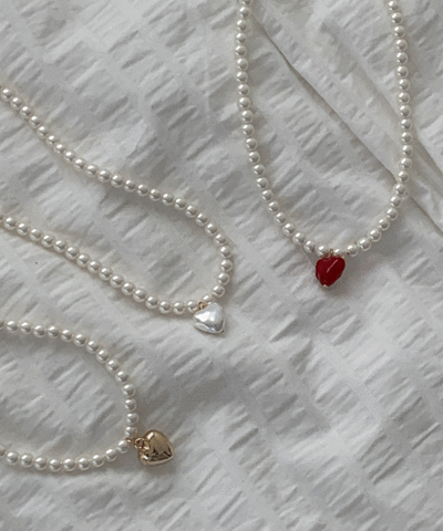 bold heart pearl necklace : [PRODUCT_SUMMARY_DESC]