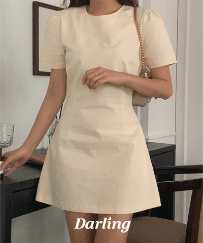 [MADE] Daily Puff Mini Dress : [PRODUCT_SUMMARY_DESC]